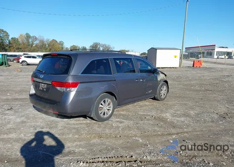 2014 Honda Odyssey Ex z USA, uszkodzony, nr VIN 5FNRL5H42EB008564